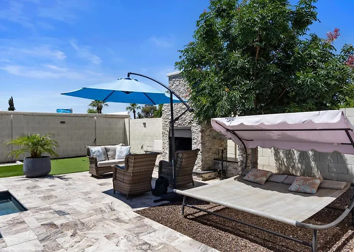 Сasa de vacaciones The Bridle Is Right | Saltwater Pool | Backyard Games Mesa