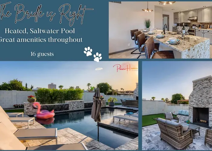Сasa de vacaciones The Bridle Is Right | Saltwater Pool | Backyard Games *
